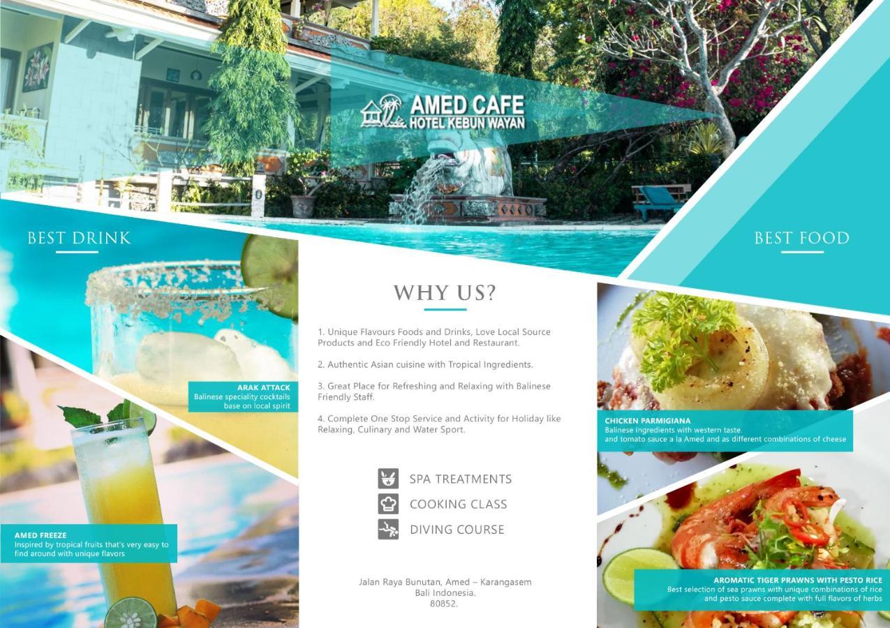 Amed Cafe & Hotel Kebun Wayan Εξωτερικό φωτογραφία